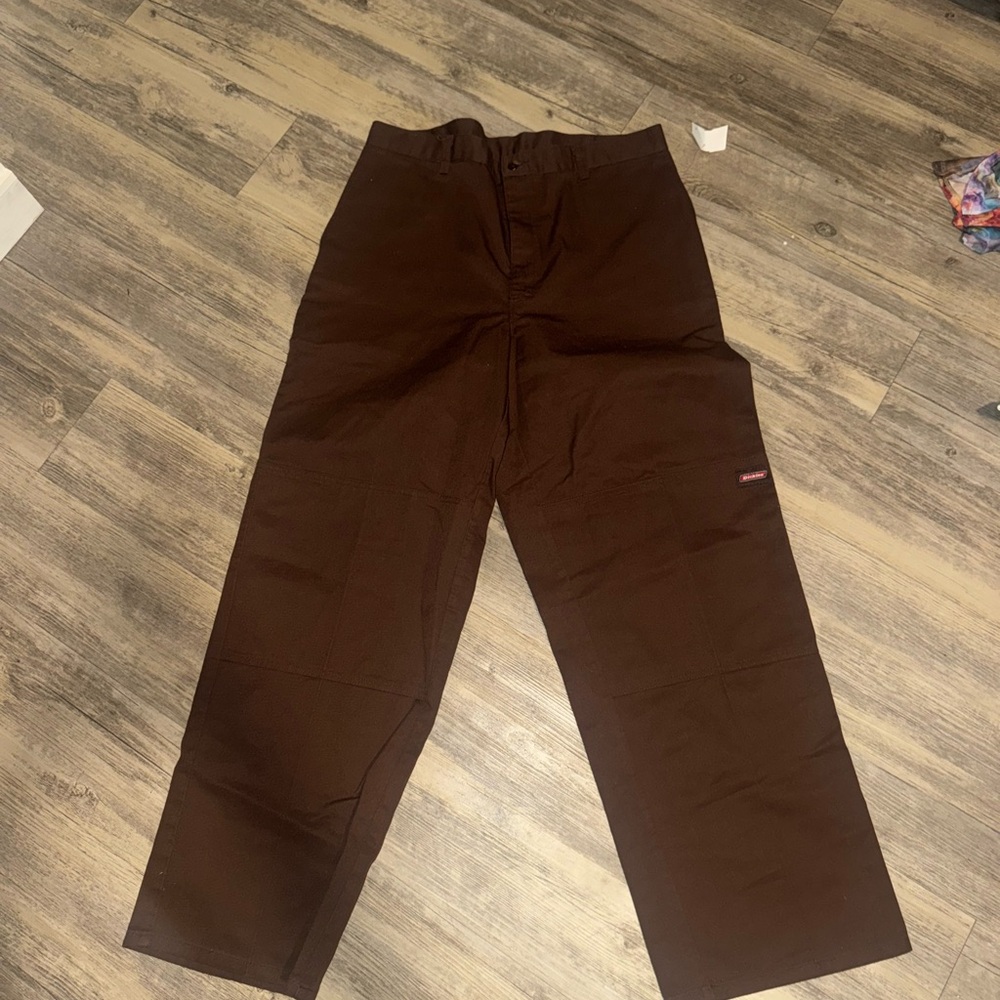 Dickies Men's Dark Brown Cargo Work Pants 36x32